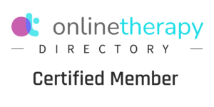 Online therapy membership badge