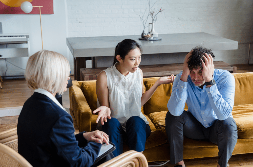 couple in therapy