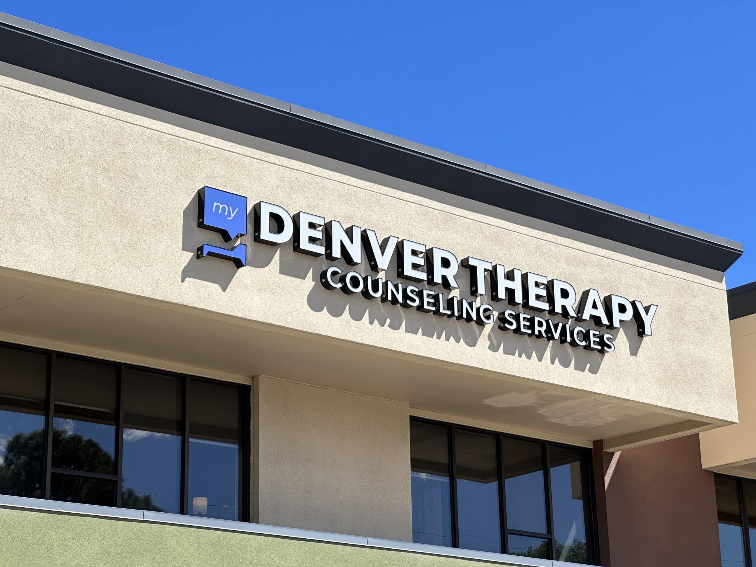 My Denver Therapy outdoor sign in Greenwood Village
