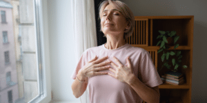 Anxiety breathing exercise technique for stress relief therapy in Denver