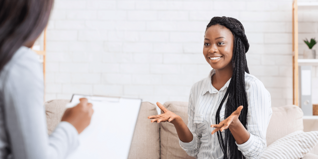 Person experiencing a positive mental health breakthrough after therapy in Denver