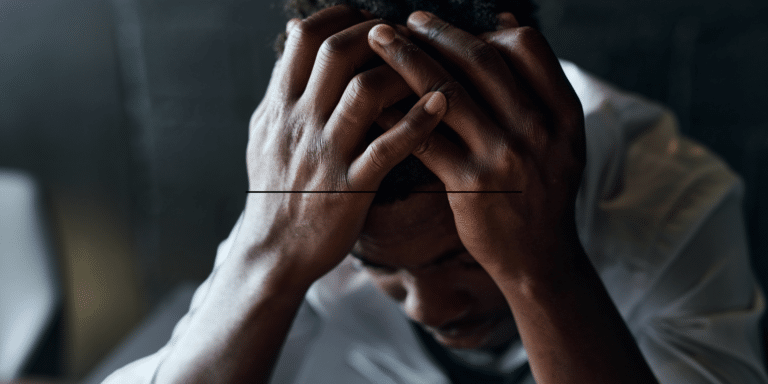 Man experiencing depression and mental health challenges in Denver