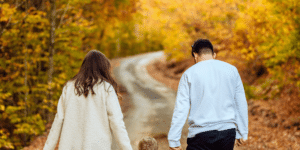 Outdoor nature therapy walk for mental wellness and mindfulness in Denver